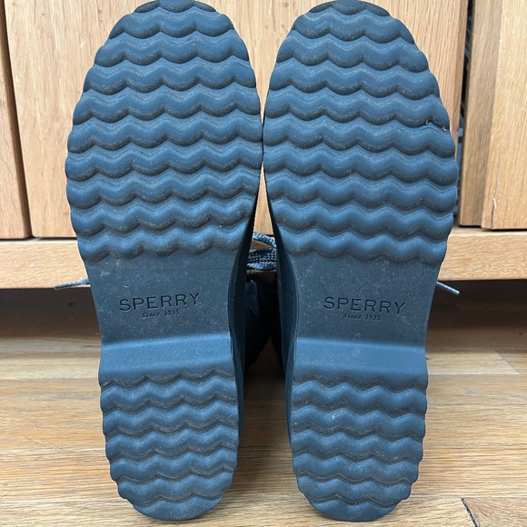 Sperry Maritime Winter Black Boots Size 8 - Picture 5 of 6